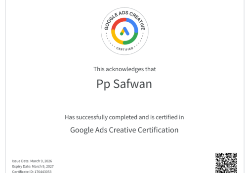 google ads certificate for best digital marketer